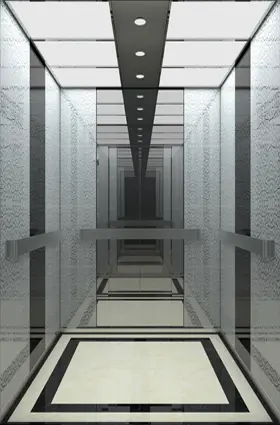 ARL-C016 Mirror etched stainless steel with coated ceiling