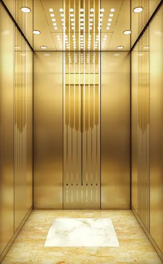 ARL-C024 مصعد تيتانيوم ذهبي ستانليس ستيل 