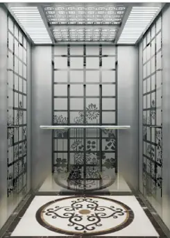 ARL-C019 Mirror square etched stainless steel 