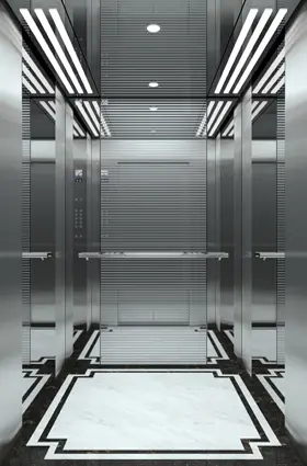 ARL-C015 Mirror etched stainless steel 